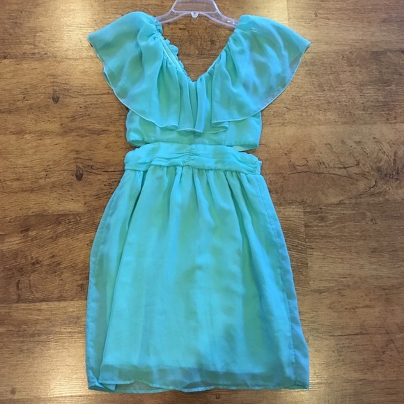Blue dress