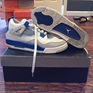 "Military Blue" Air Jordan IV sz 6Y