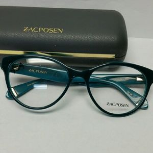 Zac Posen Honor Teal Acetate Frame