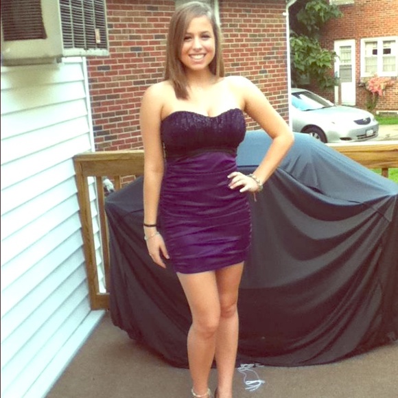Dark Purple Party Dress