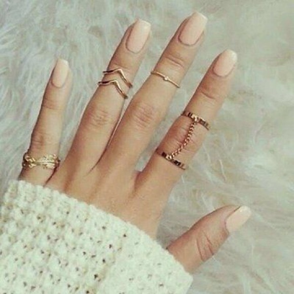 5-piece Chic Midi/Reg Ring Set - Picture 2 of 4