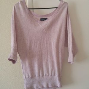 Lavender 3/4 sleeve American Eagle Sweater