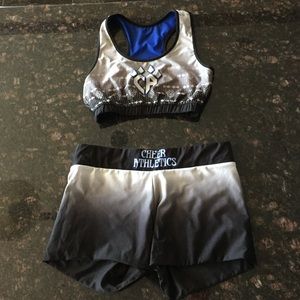 Sports bra and spandex