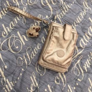 Kipling gold wallet 💛
