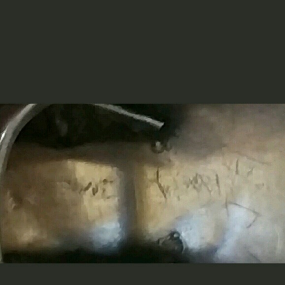 OLD PAWN ZUNI 1 3/4 tall Turquoise Strl Ring 7.5 - Picture 3 of 4