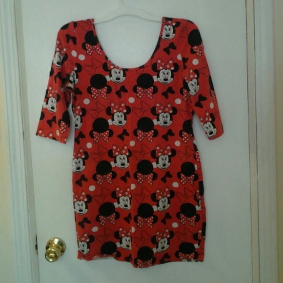 Minnie Mouse Bodycon Mini Dress