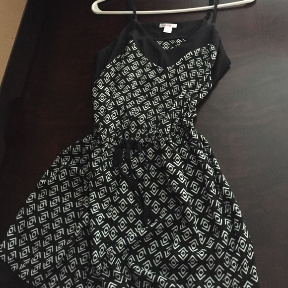 Black and white romper.