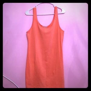 Coral dress