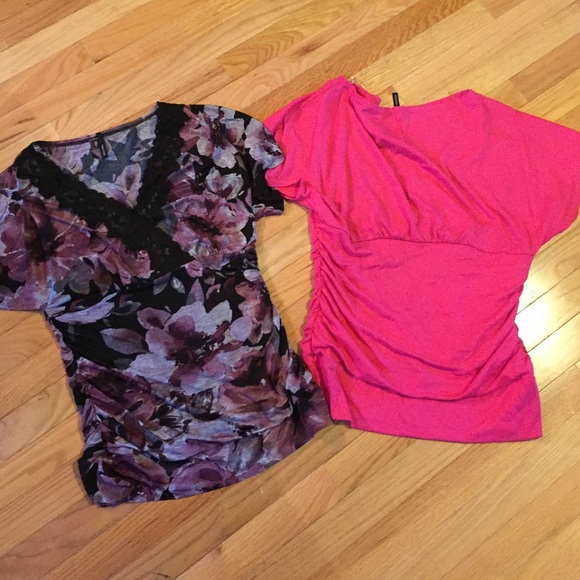 Lot of two medium sized Maurices shirts