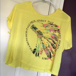 Neon Free Spirit Crop Top
