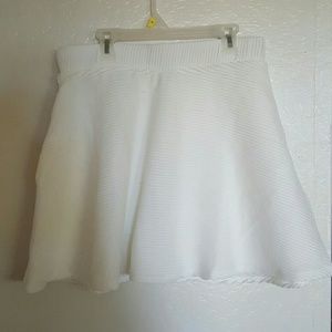 White skirt