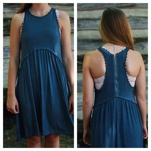 Ink Blue Racerback Dress