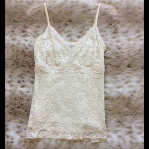 WHITE HOUSE BLACK MARKET Cream Camisole