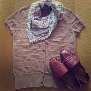 Loft Textured Knit Cardigan