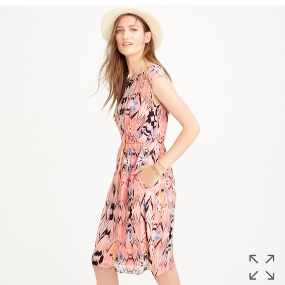 Chiffon Marble Print Dress