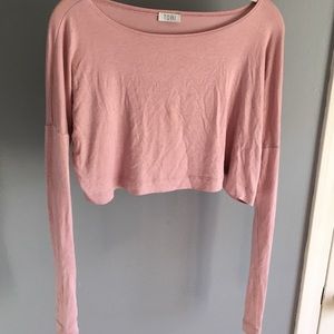 Long sleeved crop top