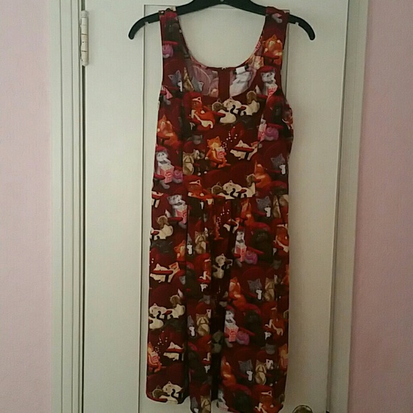 Inspired Retro Kittie cat dress