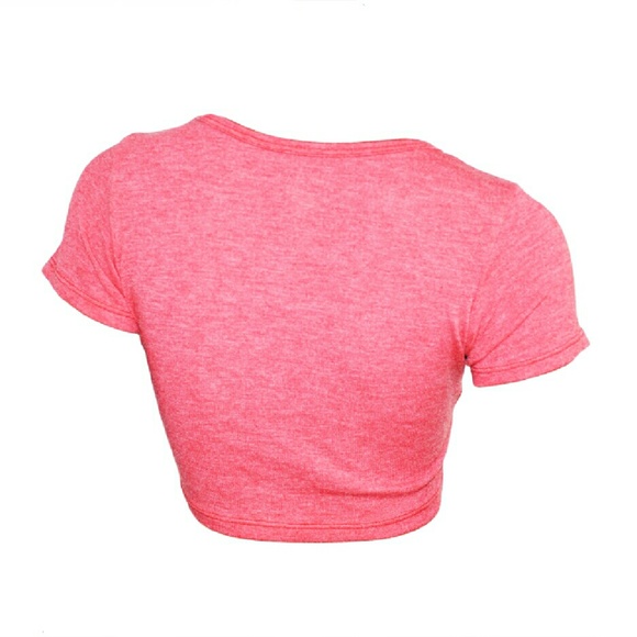 Women's plain crop top - Picture 2 of 4