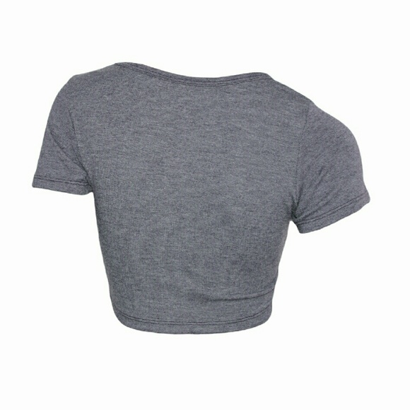 Women's plain crop top - Picture 4 of 4