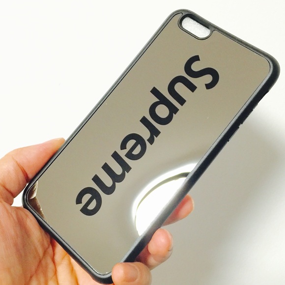 supreme mirror phone case