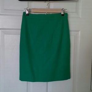 J. Crew Factory Pencil Skirt - Green