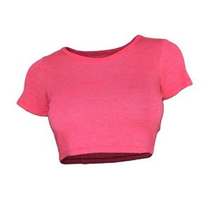 Women's plain crop top