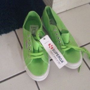 Lime green Supergas NWT! Size 9.5