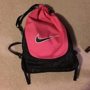 Pink Nike String Bag