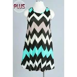 Chevron Print Tunic