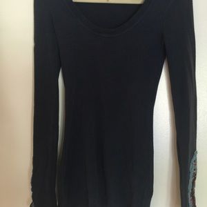 Free people navy shirt