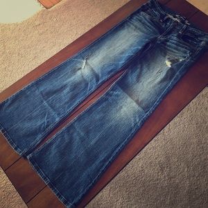 AEO hipster flare  jeans