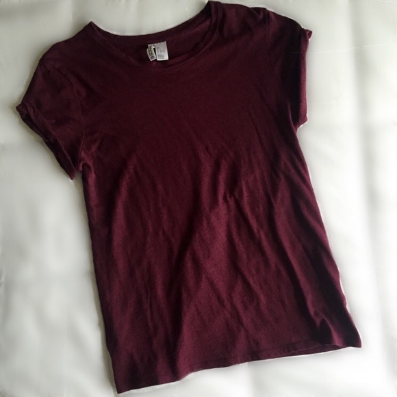 H&M Tops - Plum Divided Tee H&M Tops - Plum Divided Tee