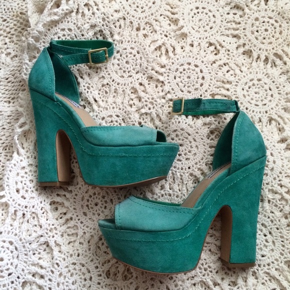 Steve Madden Shoes - Turquoise Steve Madden platforms
