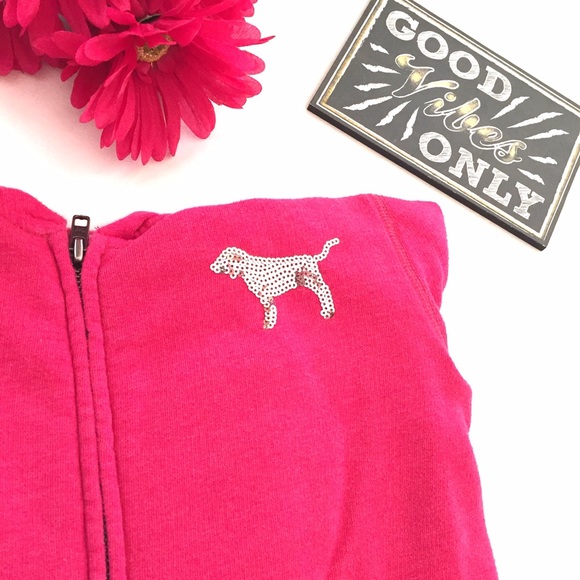 PINK Victoria's Secret Tops - Victoria's Secret PINK Bling Hoodie