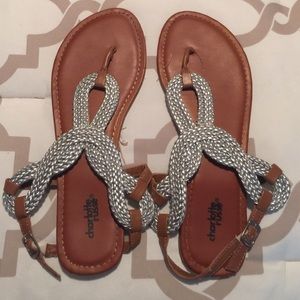 LIKE NEW Charlotte Russe Sandals!