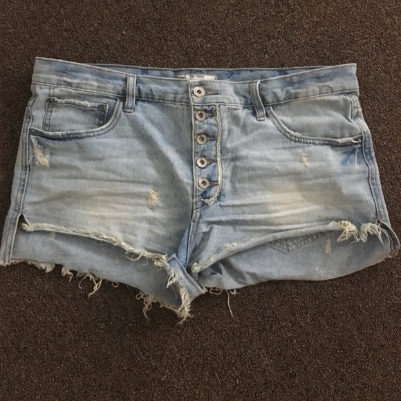Free People Pants - Free People Runaway Slouch Cut-Offs