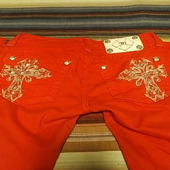 Red Miss Me Skinny jeans