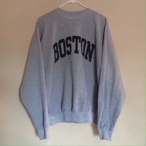 (READ) 90's Boston Arched Collegiate Crewneck