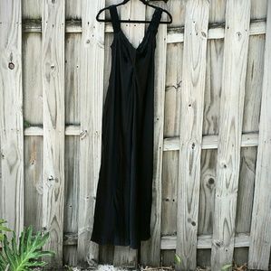 BR monogram long silk dress