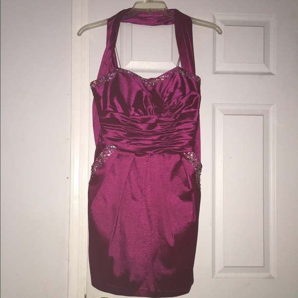 Dark Magenta (Dark Mauve) Dress