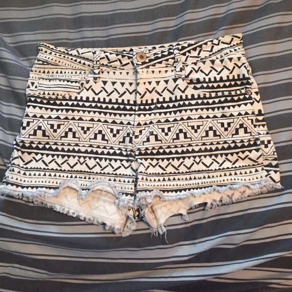 High rise shorts