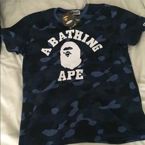 Bape Blue Camo Shirt (Accept Trades)