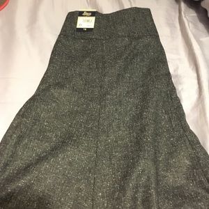 Bass Knee Length Skirt Gray