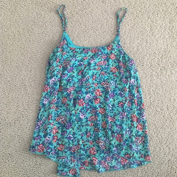 Floral print tank top