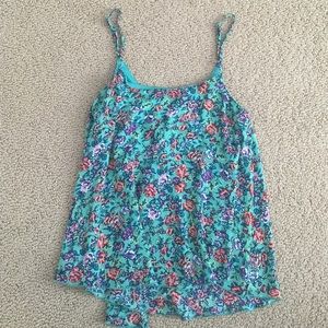 Floral print tank top