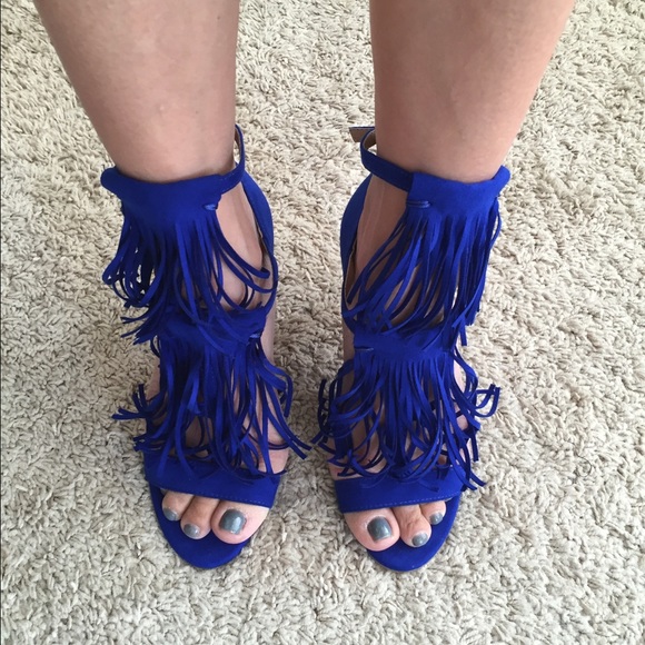 royal blue heels