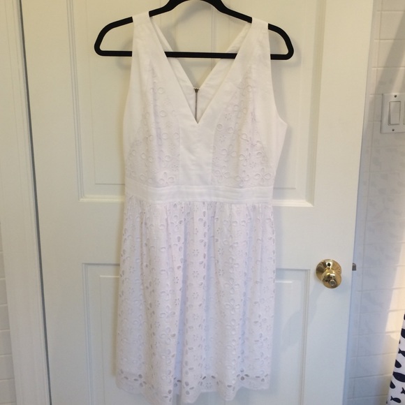 White Eyelet Dress