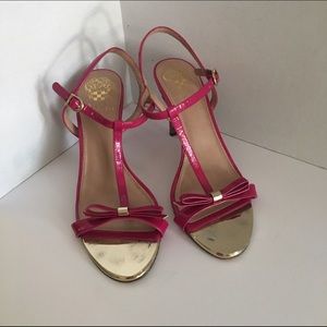 Vince Camuto Strappy bow heels
