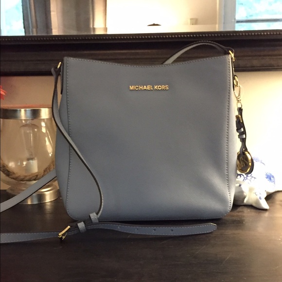 MK Saffiano Jet Set Cross Body