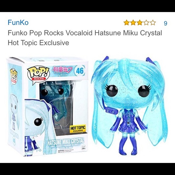 Hatsune Miku Funko Pop: Hot Topic Exclusive